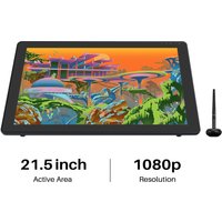 21.5 Inch Huion Graphics Tablet Monitor Kamvas 22 with 120%~140% sRGB Drawing Tablet Support Linux MacOS Laotop Android USB3.1