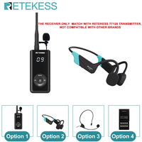 Retekess TT120 transmetteur de Microphone pour entraîneur de natation, outil de Communication sans fil pour l'entraînement et les accessoires d'entraînenement de conversation en natation