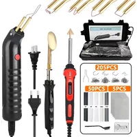 100W Auto-Stoßstangen-Reparatur-Set, Kunststoff-Schweißgerät, Werkzeug für die Autoreparatur, Kunststoff-Lötkolben, Heißklebepistole