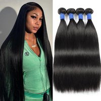 10-40 Inch 12A Human Hair Bundles Straight Bundles Human Hair Unprocessed Brazilian Virgin Hair Straight 1/3/4 Bundles Unit