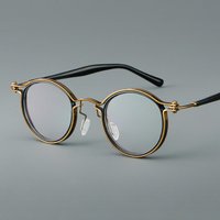 Rétro Steam Punk lunettes montures optique Prescription hommes femmes Anti lumière bleue acétate jambe mode ordinateur lunettes 54227