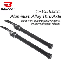 BOLANY Quick Release Thru Axle Rod for Bike Fork Suspension 15x100/110mm Aluminum Alloy Thru Axle for MTB Boost Hub Cube
