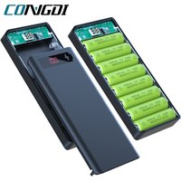 Dual USB Micro USB Type C Power Bank Shell 5V DIY Shell 18650 Holder Cases Detachable Battery Charge Storage Box Without Battery