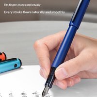 New PILOT LIGHTIVE Fountain Pen-M/F Nib Lightweight Resin Barrel Smooth Writing Not Easily Broken Ink High Quality Stationery