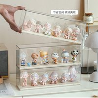 1 Piece Storage Figure Box Blind Box Pop Mart Display Doll Stand Acrylic Transparent Display Cabinet