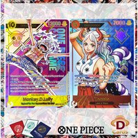 One Pice Card Serial Numbered Limited Promotion Luffy Yamato Flagship Prize Textured Proxy Cards EN/JP Versions