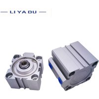 Air Cylinder SDA20 Series Pneumatic Compact Airtac Type 20 Mm Bore to 5 10 15 20 25 30 35 40 45 50 Mm 60 70 80 90 100 Mm Stroke