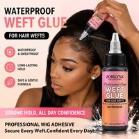 Advanced Wig Weft Adhesive Strong Hold Waterproof Hair Extension Glue for Professional Weft Application and Care - ZORILYNX