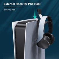 2pcs Controller Holder Hanger Storage Rack Console Headphone Hanging Bracket Accessories for Host