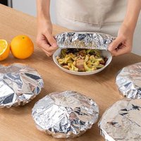 10/20/30/50pcs Repeatable Aluminium Foil Insulation Cover, Table Food Insulation Cover, Food Fresh Cover For Kitchen
