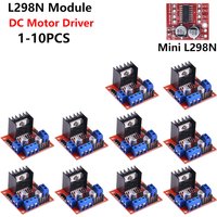 L298N DC Motor Driver Module Stepper Motor Smart Car Robot Breadboard Peltier High Power L298 DC Motor Driver for Arduino L298N