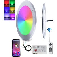 35W RGB Underwater Lights 25W Bluetooth APP Control 12V IP68 LED Swimming Pool Light 12W 18W Pool Party Decoration Fountain Lamp