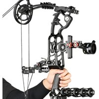 Bow Steel Ball Magnetic Base Sporting Goods Aluminum Alloy Archery Magnetic Hand Target for Compound Bows Recurve Bows Beginners