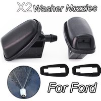 2Pcs Front Windscreen Washer Jet Nozzle For Ford Focus MK2 MK3 Mondeo MK4 C-max MK2 Fiesta MK5 KA MK1 Galaxy MK3 Fusion
