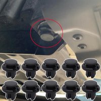10Pcs For Honda Jazz 2008 2009 2010 2011 2012 FR-V CR-Z Stream Push Fit Rivets Bumper Grille Engine Under Tray Trim Panel Clips