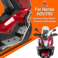 Motorcycle Engine Guard Highway Crash Bar Frame Protection Bumper Aluminum alloy Pedals Fit For Honda ADV350 Accessories