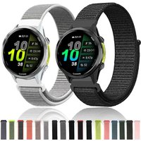 20/22mm Nylon Strap For Garmin Forerunner 970 965 955 570 265 165 55 Sport Bracelet Garmin For Venu 3 4 Vivoactive 6 5 Wristband