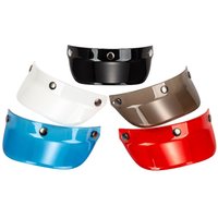 Universelles 3-Druckknopf-Visier, hochklappbarer Windschutz für Motorradhelm-Ausrüstungszubehör mit offenem Gesicht