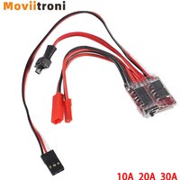 10A 20A 30A Brushed ESC Motor Mini Speed Controller 2KHz Forward Reverse Brush Brake RC 2S for RC Car Boat Tank