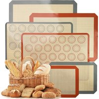 1PC Silicone Baking Mat for Oven, Thin 0.4mm, Reusable Non Stick Heat Resistant Bakeware Sheets Liner Baking Tools for Cookie
