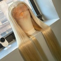 HD 13x4 13x6 613 Lace Frontal Wig Vietnamese Transparent Lace Front Wig 30 40 Inches Honey Blonde Bone Straight Human Hair Wigs 230% For Women