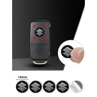 5/10pcs 14mm Car Smart Remote Key Stickers Emblem Decoration Decal For Suzuki Swift S-Cross Jimny Alto SX4 Vitara Baleno Samurai