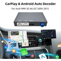 Ezonetronics OEM Screen Upgrade Decoder Box for Audi A6,Q7 2009-2015, 6.5"/7" Screen, MMI 3G with CarPlay & Android Auto