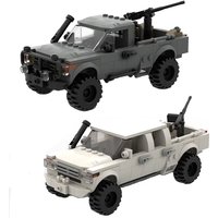 Bricklink MOC Technical Truck Military Special Operations Forces Off-Road Car Speed Vehicles Sets Building Blocks Kid Toys Gift