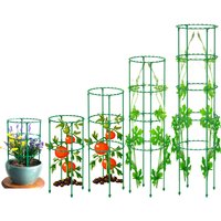 25/40/55/70/85cm Plastic Column Vine Plant Bracket Potted Plant Flower Tomato Support Pile Vine Climbing Frame Plant