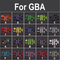 For Gameboy Advance GBA Console Replacement Multi-Color Buttons Keypads L R A B D Pads Power ON OFF Buttons