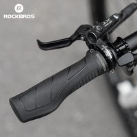 ROCKBROS Bicycle Handlebar Grips Rubber Locked Grips Shock-absorbing Ergonomic Comfortable MTB Road Bike Cycling Handlebar