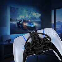 Mini Racing Wheel for Sony PS5 Game Controller 3D Printing Game Console Steering Wheel Handle Auxiliary Replacement Accessories