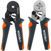 Ferrule Crimping Tool Kit AWG23-7 Self-adjustable Ratchet Wire Single Crimping Tool Kit Plier Tool Set Wire Crimp Wire Terminal