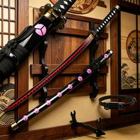 41 Inch 104cm Zoro Purple Enma Katanas Cosplay Props