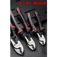 Multifunctional 6/8/10 inch Cable Cutter Electrician Professional Wire Cable Cutter Stripper Pliers Hand Tool Cable Scissors