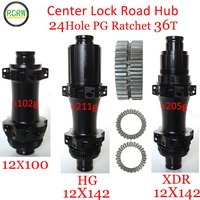RCRW R310 36T PG Ratchet Road Bike Hub Center Lock 24Hole 12x100 12x142 Shiman/HG XDR Straight Pull Hub Super Light R36T-CL