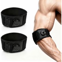Tennis Elbow Brace for Men Women Adjustable Tennis Golfers Elbow Strap for Tendonitis Pain Relief Knob Type Adjustment