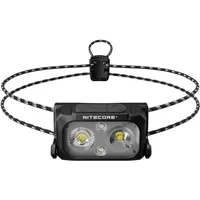 NITECORE NU25 MTC UL Dual beam USB-C rechargeable Headlamp 400Lumens Beam color White Light, Red Light Built-in 650mAh Battery