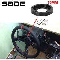 Racing Steering Wheel Adapter Plate Aluminum 24 Hole Steering Wheel Hub Adapter Modification Set 70mm PCD For Logitech G25 G27