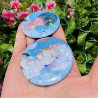 Anime The Summer Hikaru Died Tsujinaka Yoshinori Cosplay COSTUME Badge Pin SPTE Tinplate Brooch Prop Fans Gifts
