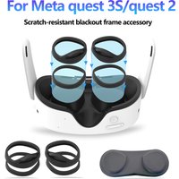 Suitable for Meta Quest 2/Quest 3S lens cover accessories, providing scratch protection for the frame and preventing light leaka