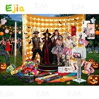 3m Halloween Aufblasbare Fotokabinen-Hintergrundwand in Metallic Gold & Silber 360° Fotokabinen-Wand für Spooky Night Event Party Verleih