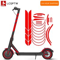1Set Warning Reflective Sticker for Xiaomi M365 Pro 1S Wheel Decals Reflective Tire Applique Tape Night Safety Cover Accessories