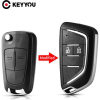 KEYYOU new For Vauxhall Opel Zafira B Astra H Corsa D Vectra C Astra Vectra Signum Car Key Case 2 Buttons Modified Version Key