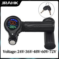 JRAHK Bike Electric Scooter Accelerator Display Ebike Throttle Digital Monitor For Bicycle 48v Electric Scooter Trigger