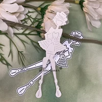 Top hat girl Metal Cutting Dies Stencils For DIY Scrapbooking Decorative Embossing Handcraft Die Cutting Template
