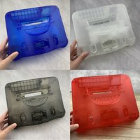 New For N64 Retro Video Game Console Replacement Plastic Housing Shell Transparent Case for Nintendo 64 Protector Accessories