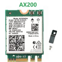 WiFi 6 Dual Band 3000Mbps Wireless Card For AX200 M.2 Bluetooth 5.2 2.4G/5Ghz 802.11ac/ax AX200NGW Wi-fi Adapter Antenna