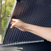 Atuo Sunscreen Retractable Sun Visor Car Sun Visor Window UV Protection Sunshade Car Sunshade Accessories
