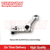 VITAVON CNC Alu # 7075 Lien de direction et économiseur de servo 25T pour traîneau Traxxas